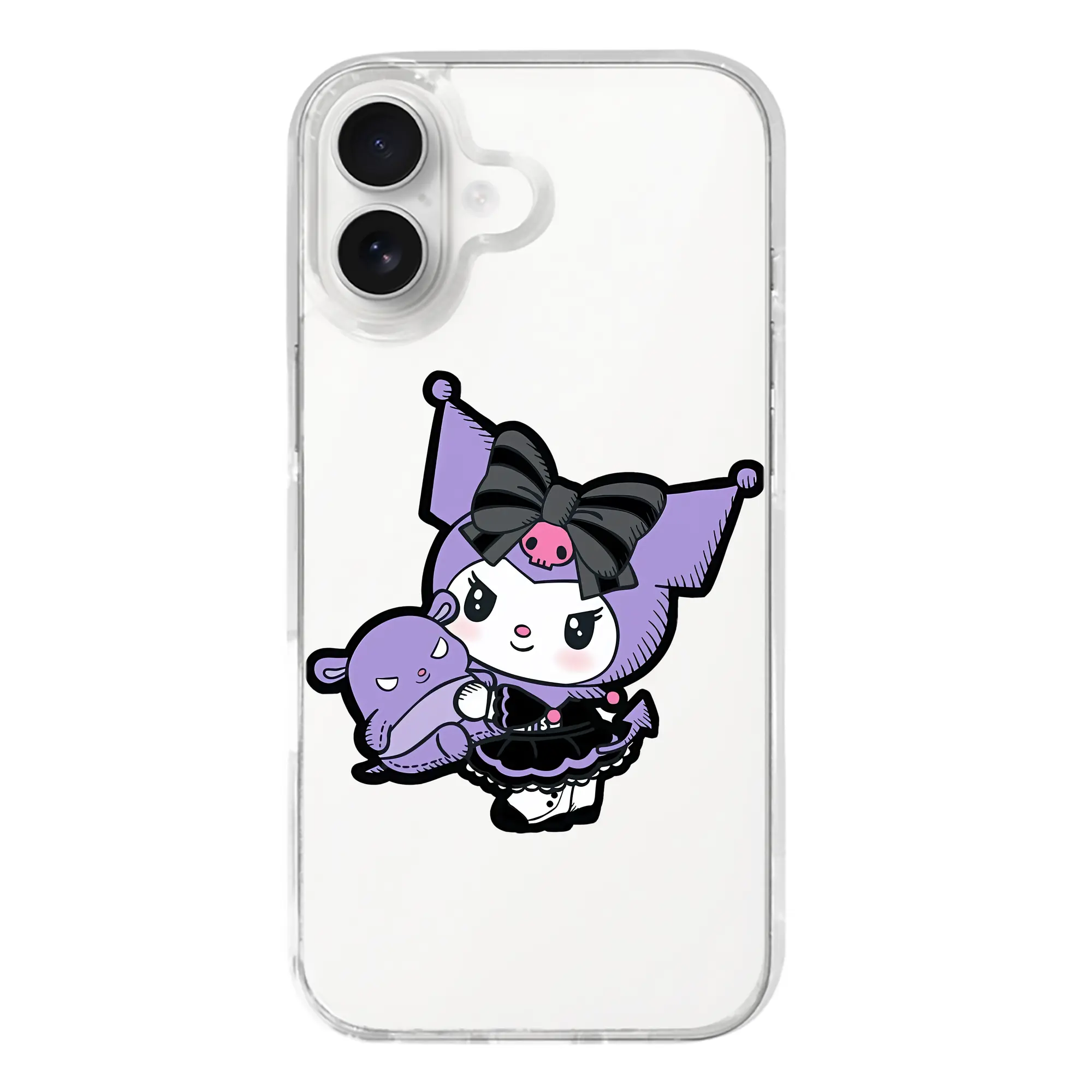 サンリオ グッズ,クロミ - iPhone 17シリーズ 透明スマホケース – 薄型・耐衝撃・精密フィット保護カバー